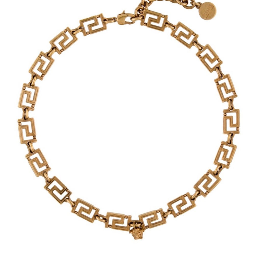Versace Gold Medusa Chain Necklace